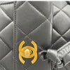 シャネル CHANEL マトラッセ リュックサック 3番台 ブラック GD金具 ラムスキン レディース リュック・デイパック
