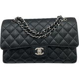 シャネル CHANEL マトラッセ25 A01112 15番台 ブラック SV金具 キャビアスキン レディース ショルダーバッグ