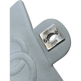 シャネル CHANEL ミニマトラッセ18 A01115 5番台 ホワイト SV金具 ラムスキン レディース ショルダーバッグ