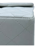 シャネル CHANEL ミニマトラッセ18 A01115 5番台 ホワイト SV金具 ラムスキン レディース ショルダーバッグ