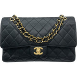 シャネル CHANEL マトラッセ25 A01112 11番台 ブラック GD金具 キャビアスキン レディース ショルダーバッグ