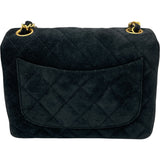 シャネル CHANEL ミニマトラッセ18 A35200 2番台 ブラック GD金具 スエード レディース ショルダーバッグ
