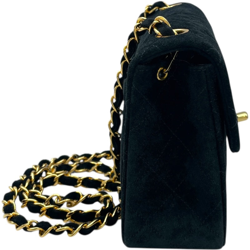 シャネル CHANEL ミニマトラッセ18 A35200 2番台 ブラック GD金具 スエード レディース ショルダーバッグ シャネル CHANEL ミニマトラッセ18 A35200 2番台 ブラック GD金具