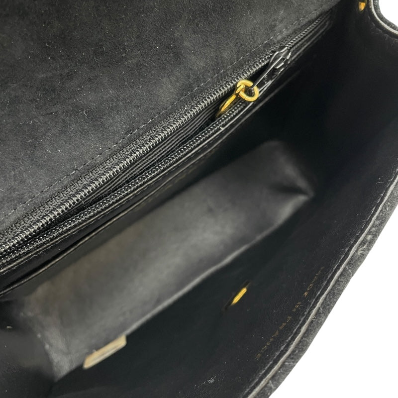 シャネル CHANEL ミニマトラッセ18 A35200 2番台 ブラック GD金具 スエード レディース ショルダーバッグ シャネル CHANEL ミニマトラッセ18 A35200 2番台 ブラック GD金具