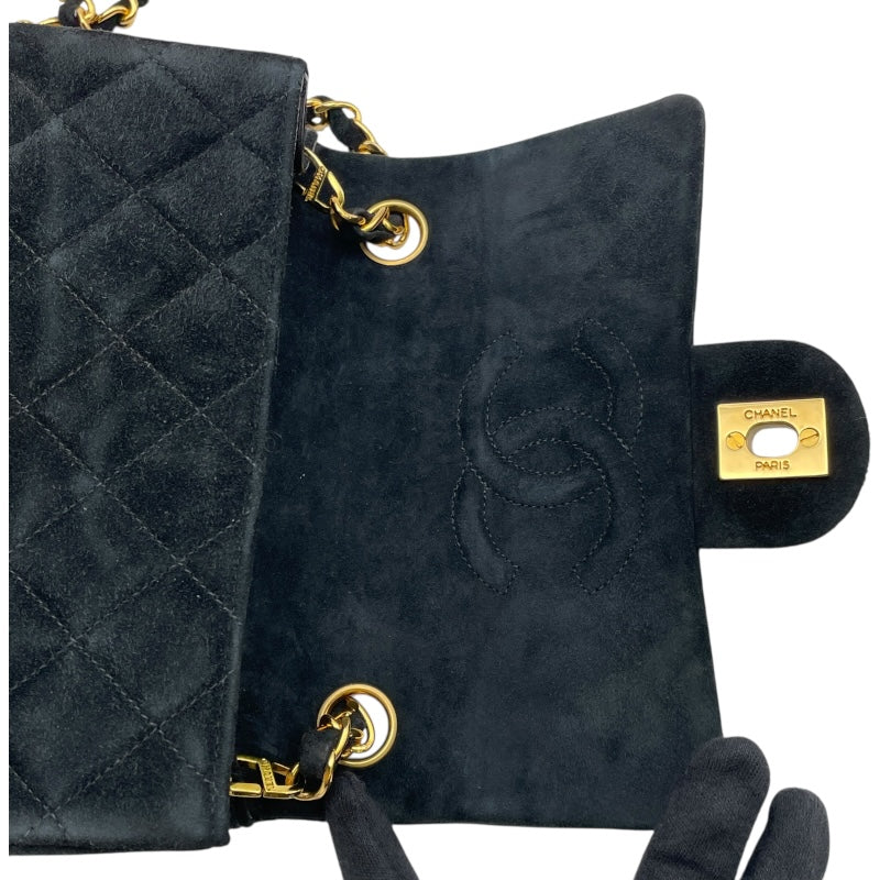 シャネル CHANEL ミニマトラッセ18 A35200 2番台 ブラック GD金具 スエード レディース ショルダーバッグ シャネル CHANEL ミニマトラッセ18 A35200 2番台 ブラック GD金具