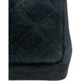 シャネル CHANEL ミニマトラッセ18 A35200 2番台 ブラック GD金具 スエード レディース ショルダーバッグ