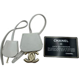 シャネル CHANEL CCフィグリー バニティ A93342 26番台 ブルー/レッド/ホワイト GD金具 キャビア レディース ショルダーバッグ