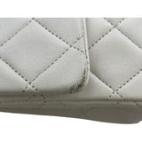 シャネル CHANEL ミニマトラッセ18 A01115 1番台 ホワイト GD金具 ラムスキン レディース ショルダーバッグ