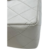 シャネル CHANEL ミニマトラッセ18 A01115 1番台 ホワイト GD金具 ラムスキン レディース ショルダーバッグ