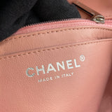 シャネル CHANEL マトラッセ チェーンショルダー 17番台 ピンクベージュ SV金具 エナメル レディース ショルダーバッグ
