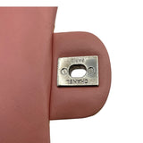 シャネル CHANEL マトラッセ チェーンショルダー 17番台 ピンクベージュ SV金具 エナメル レディース ショルダーバッグ