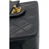 シャネル CHANEL ミニマトラッセ18 A01115 3番台 ブラック GD金具 ラムスキン レディース ショルダーバッグ