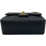 シャネル CHANEL ミニマトラッセ18 A01115 3番台 ブラック GD金具 ラムスキン レディース ショルダーバッグ