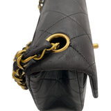 シャネル CHANEL ミニマトラッセ18 A01115 3番台 ブラック GD金具 ラムスキン レディース ショルダーバッグ