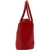 シャネル CHANEL エグゼクティブトート A69930 19番台 レッド SV金具 カーフ レディース トートバッグ