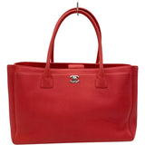シャネル CHANEL エグゼクティブトート A69930 19番台 レッド SV金具 カーフ レディース トートバッグ