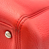 シャネル CHANEL エグゼクティブトート A69930 19番台 レッド SV金具 カーフ レディース トートバッグ