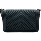 シャネル CHANEL ボーイシャネル28 A92193 20番台 ブラック SV金具 ラム レディース ショルダーバッグ