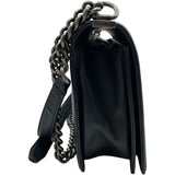 シャネル CHANEL ボーイシャネル28 A92193 20番台 ブラック SV金具 ラム レディース ショルダーバッグ