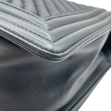 シャネル CHANEL ボーイシャネル28 A92193 20番台 ブラック SV金具 ラム レディース ショルダーバッグ