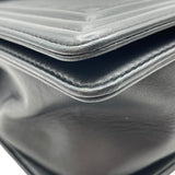 シャネル CHANEL ボーイシャネル28 A92193 20番台 ブラック SV金具 ラム レディース ショルダーバッグ