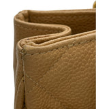 シャネル CHANEL マトラッセ チェーントート 3番台 ベージュ GD金具 キャビア レディース トートバッグ