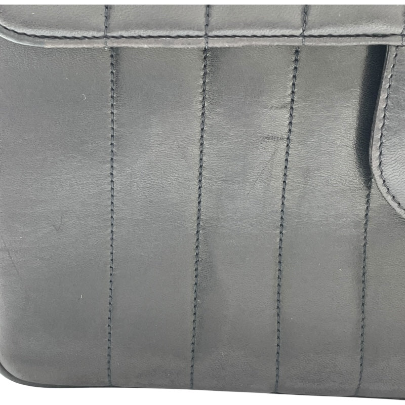 シャネル CHANEL マドモアゼルデカマトラッセ 3番台 ブラック GD金具