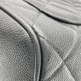 シャネル CHANEL 復刻トート A01804 8番台 ブラック GD金具 キャビア レディース トートバッグ