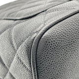 シャネル CHANEL 復刻トート A01804 8番台 ブラック GD金具 キャビア レディース トートバッグ