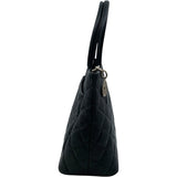 シャネル CHANEL 復刻トート A01804 6番台 ブラック SV金具 キャビアスキン レディース トートバッグ