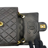 シャネル CHANEL ミニマトラッセ18 A01115 2番台 ブラック GD金具 ラムスキン レディース ショルダーバッグ