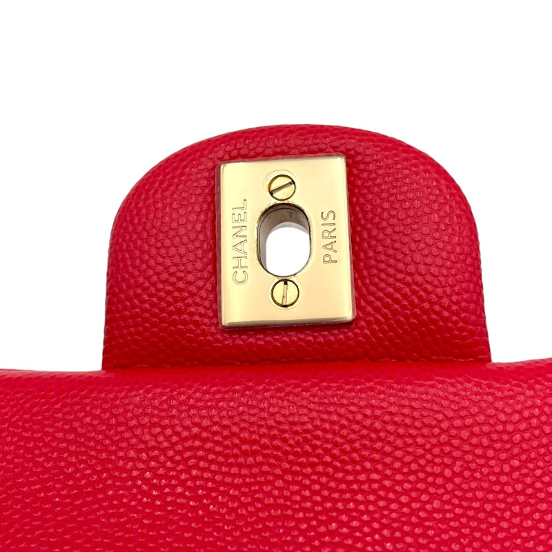 CHANEL シャネル　アクセサリーケース　キャビアシリーズ　レッド CHANEL シャネル マトラッセ コインケース キャビアスキン レッド