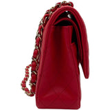 シャネル CHANEL マトラッセ25 A01112 レッド ゴールド金具 キャビア レディース ショルダーバッグ