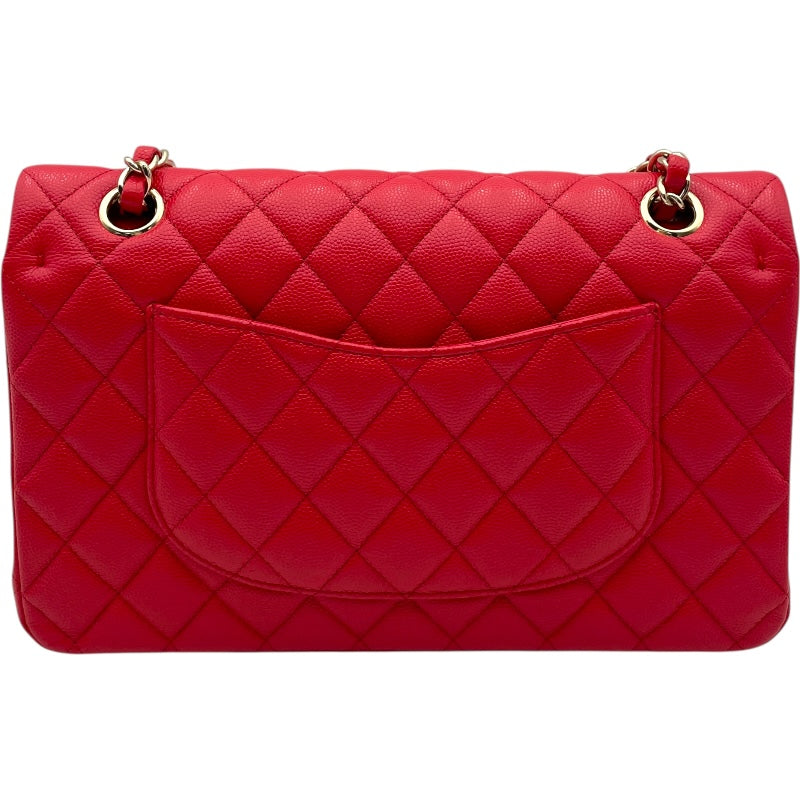 n*i様 CHANEL 赤 レザー ケース　マトラッセ シャネル CHANEL マトラッセ25 A01112 レッド ゴールド金具 キャビア