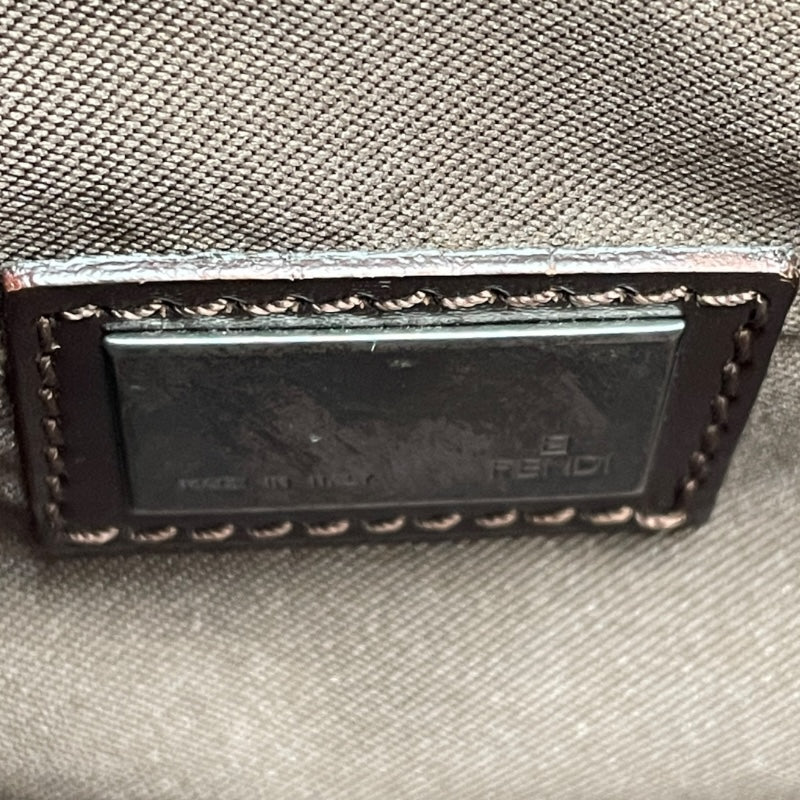 フェンディ FENDI ズッカ柄トートバッグ 488457 ブラウン キャンバス