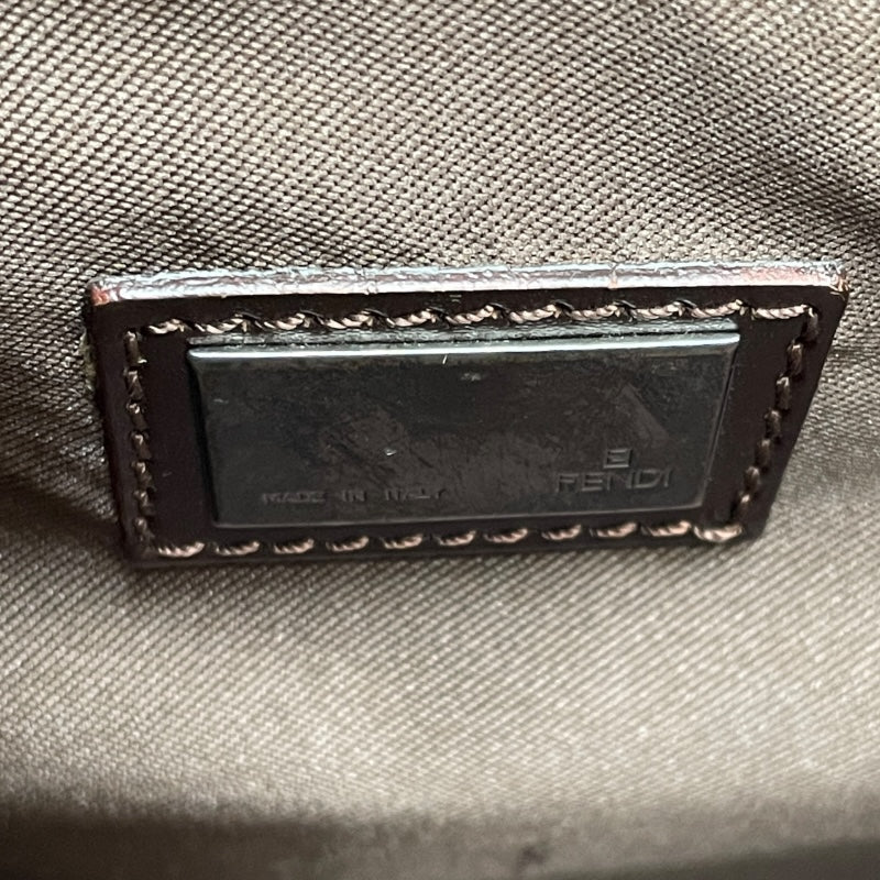 フェンディ FENDI ズッカ柄トートバッグ 488457 ブラウン キャンバス