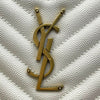 サンローラン SAINT LAURENT カサンドラチェーン 610436 アイボリー キャビア レディース ショルダーバッグ