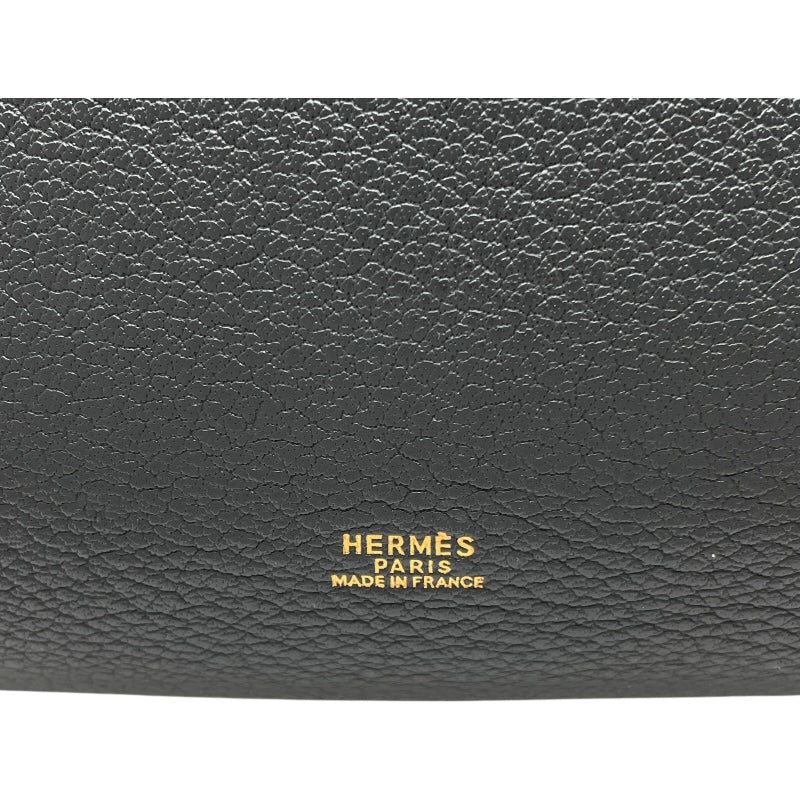 エルメス HERMES マーケットGM ブラック GD金具 フィヨルド レディース