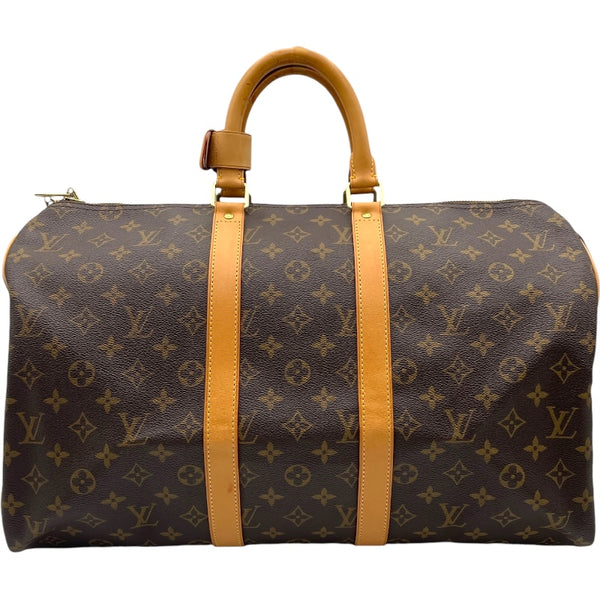 お値下★美品】Louis Vuitton ボストンバッグ モノグラムキーポル45 ルイ・ヴィトン LOUIS VUITTON キーポル45 M41428 ブラウン モノグラム