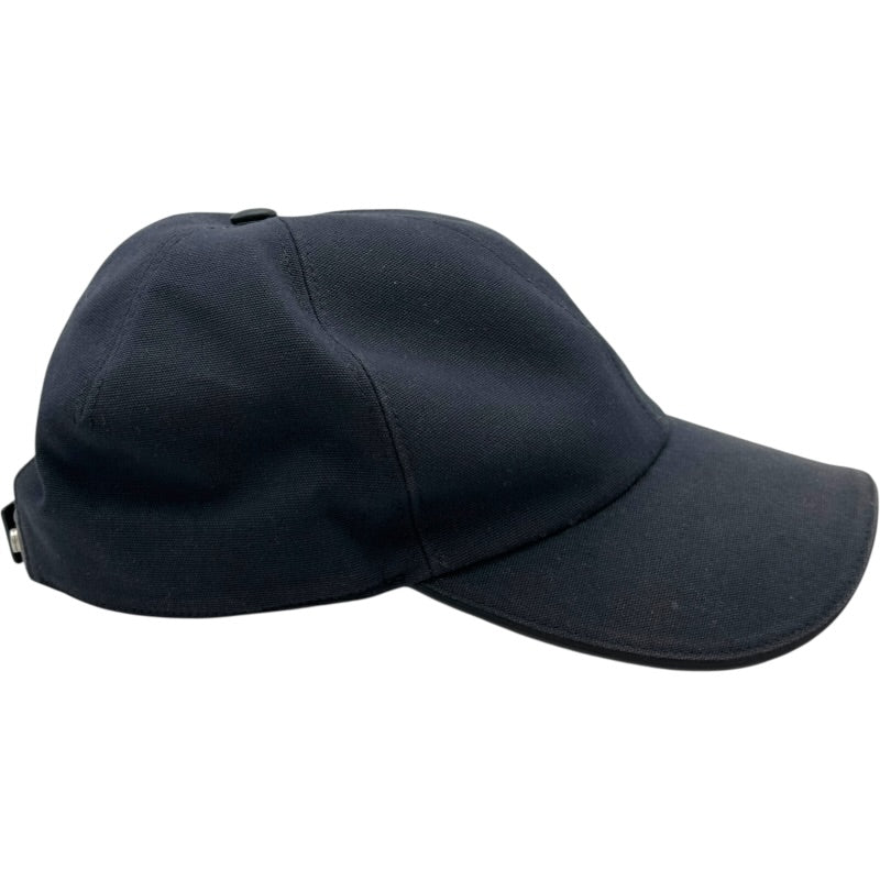 Christian Dior ブラック ベースボールキャップ クリスチャン・ディオール Christian Dior ロゴ刺繍ベースボール