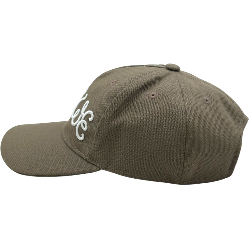 ロエベ LOEWE ロゴ刺繡ベースボールキャップ K664P99X07 カーキ