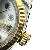 ロレックス ROLEX デイトジャスト26 ホワイトシェル 179173NGS ホワイトシェル K18/ステンレススチール 自動巻き レディース 腕時計
