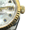 ロレックス ROLEX デイトジャスト26 ホワイトシェル 179173NGS ホワイトシェル K18/ステンレススチール 自動巻き レディース 腕時計