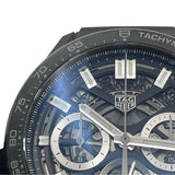 タグ・ホイヤー TAG HEUER カレラ キャリバーホイヤー02 クロノグラフ CBG2016 ブラック/スケルトン ステンレススチール/カーボン 自動巻き メンズ 腕時計