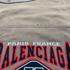 バレンシアガ BALENCIAGA ロゴ刺繍オーバースウェットパーカー 697879 ブラウン コットン メンズ パーカー