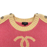 シャネル CHANEL ココマークカシミヤニットセーター P73911 ピンク カシミヤ レディース セーター
