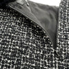 シャネル CHANEL ノーカラージャケット&ロングスカート P78008 ブラック コットン レディース セットアップ