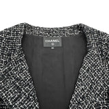 シャネル CHANEL ノーカラージャケット&ロングスカート P78008 ブラック コットン レディース セットアップ