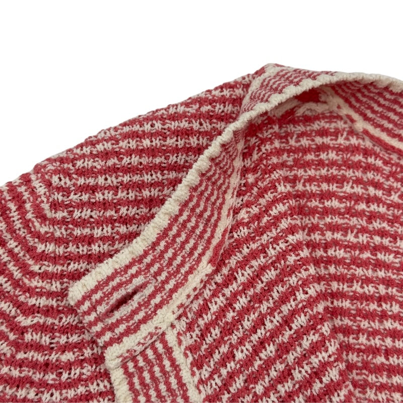 シャネル CHANEL ココマークノーカラーニットカーディガン P70398