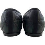 クリスチャン・ディオール Christian Dior DIOR BALLET キルティングパンプス ブラック レザー レディース パンプス